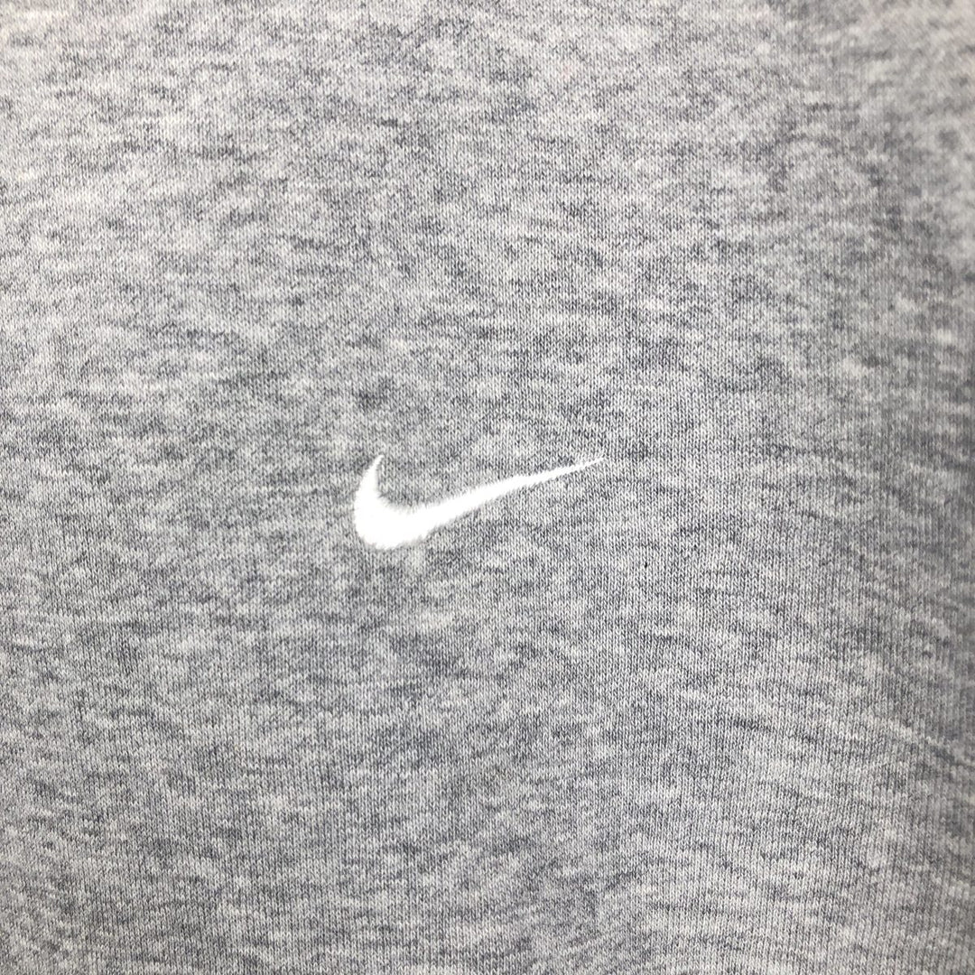 00'S Nike Sweat Full Zip Hoodie Men's L size Creslan gray type Vintage Second Hand