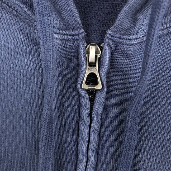 Ralph Lauren POLO RALPH LAUREN Sweat Full Zip Hoodie Men's XL cotton navy blue type Vintage Second Hand