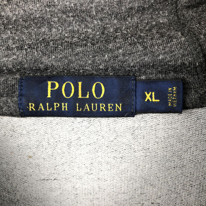 Ralph Lauren POLO RALPH LAUREN Sweat Full Zip Hoodie Men's XL Viscose gray type Vintage Second Hand