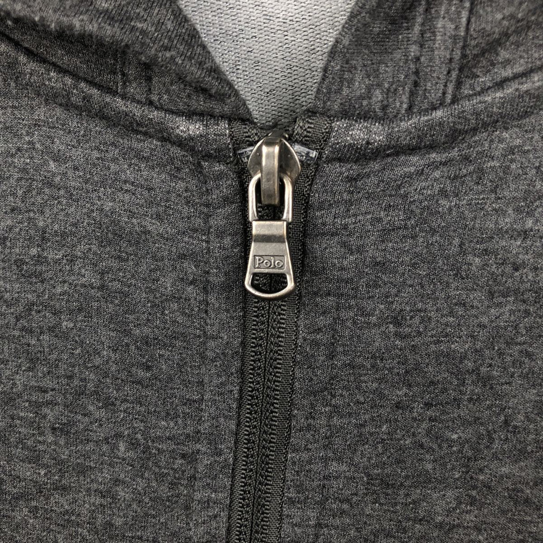 Ralph Lauren POLO RALPH LAUREN Sweat Full Zip Hoodie Men's XL Viscose gray type Vintage Second Hand