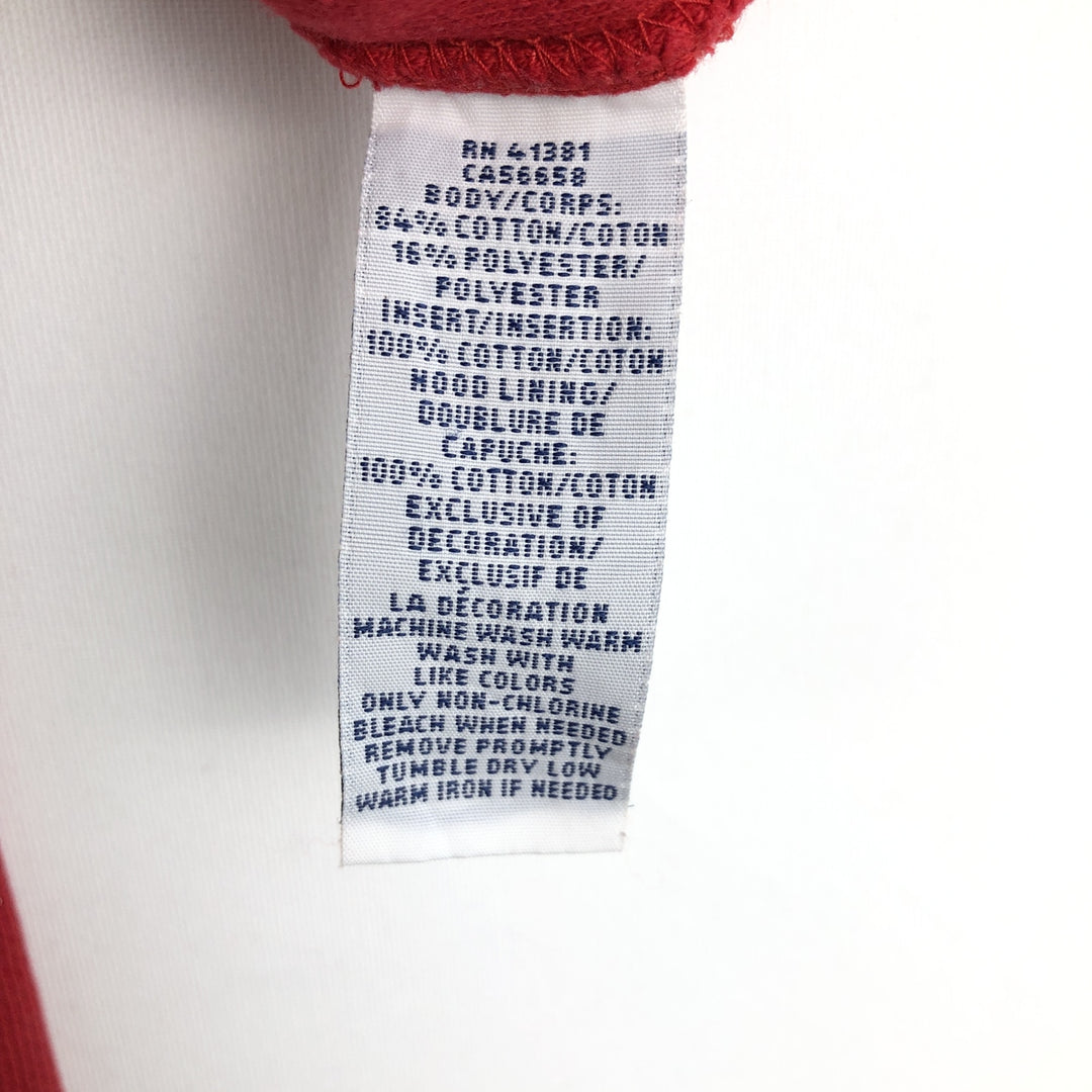 Ralph Lauren POLO RALPH LAUREN Sweat Full Zip Hoodie Men's L size cotton red type Vintage Second Hand