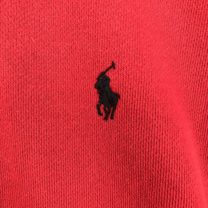 Ralph Lauren POLO RALPH LAUREN Sweat Full Zip Hoodie Men's L size cotton red type Vintage Second Hand
