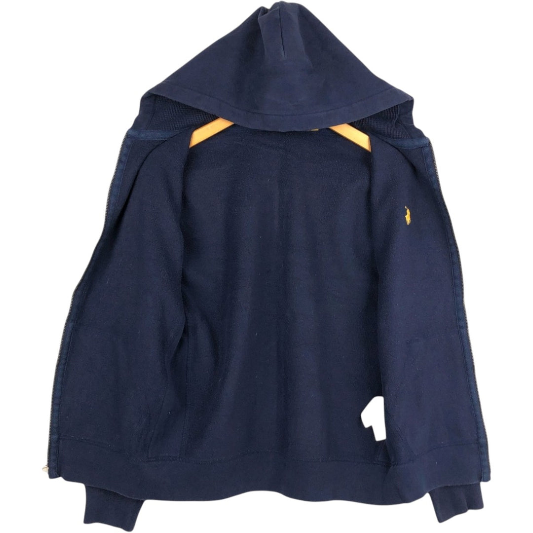 Ralph Lauren POLO RALPH LAUREN Sweat Full Zip Hoodie Men's S cotton navy blue type Vintage Second Hand