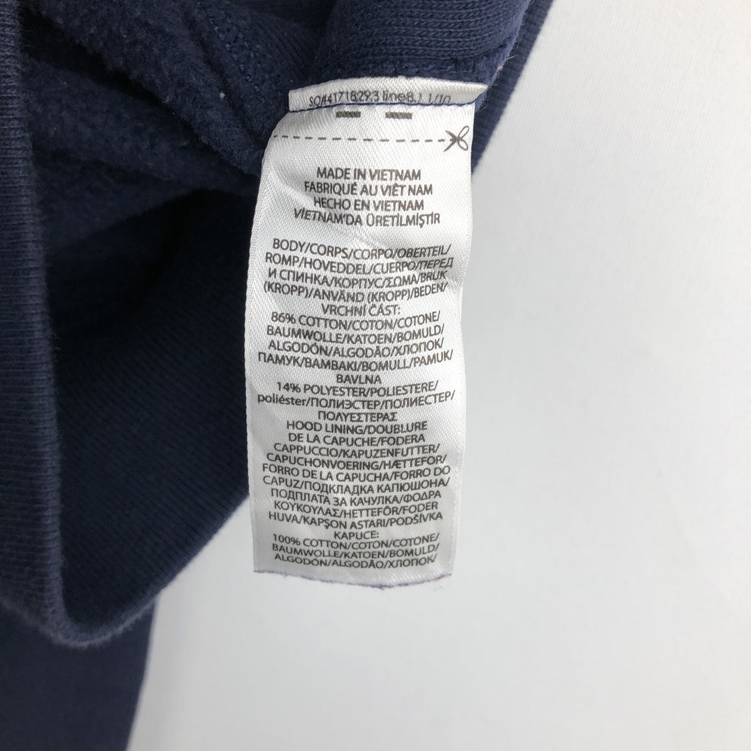 Ralph Lauren POLO RALPH LAUREN Sweat Full Zip Hoodie Men's S cotton navy blue type Vintage Second Hand
