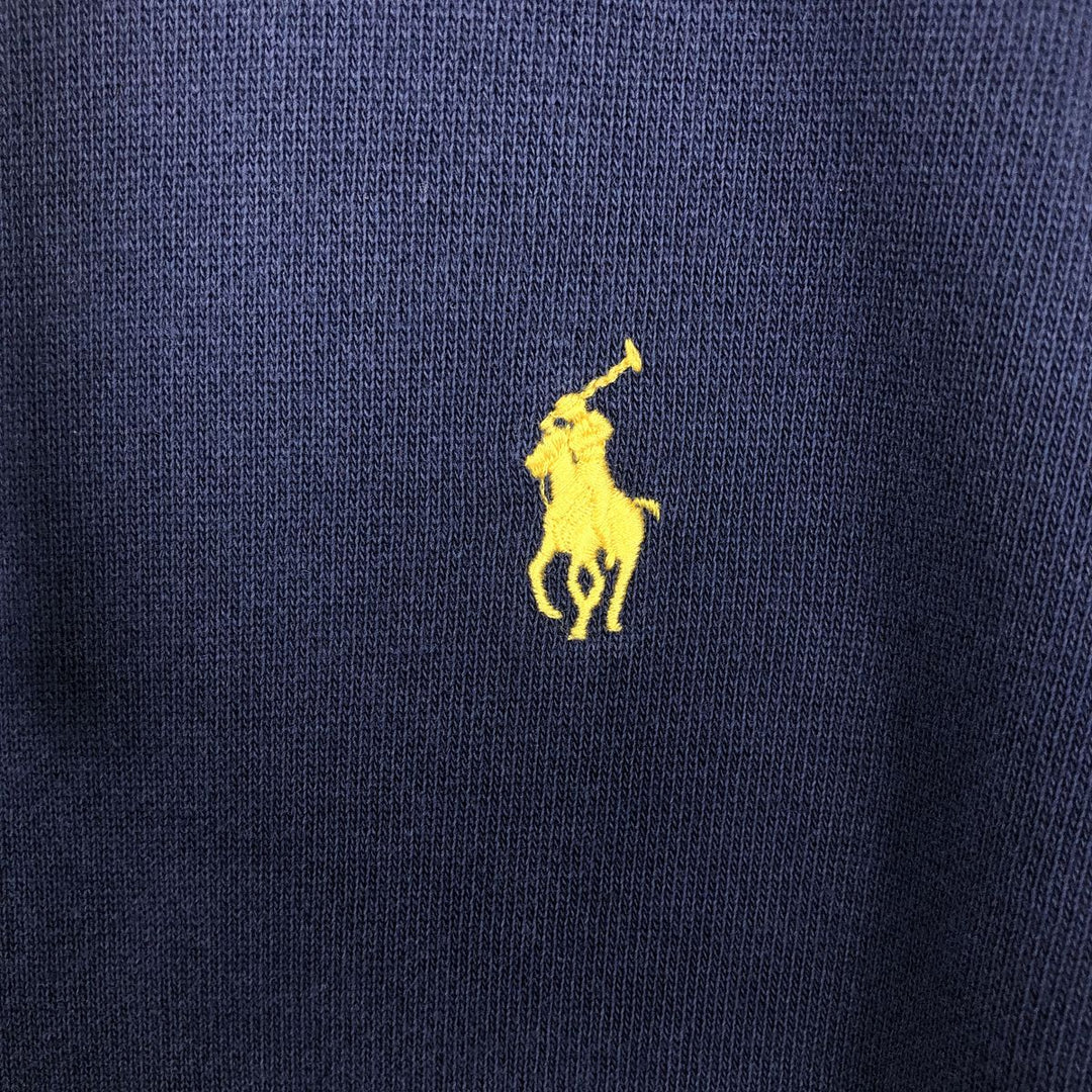 Ralph Lauren POLO RALPH LAUREN Sweat Full Zip Hoodie Men's S cotton navy blue type Vintage Second Hand
