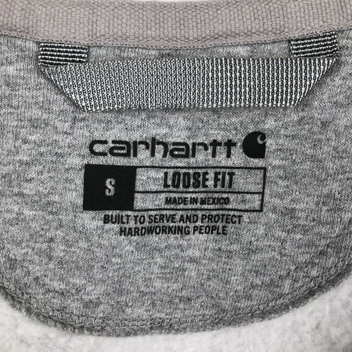 Carhartt Loose Fit ArchKey SOLUTIONS Advertising Full-Zip Sweatshirt Hoodie (Men's Size S) cotton gray type Vintage Second Hand