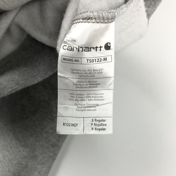 Carhartt Loose Fit ArchKey SOLUTIONS Advertising Full-Zip Sweatshirt Hoodie (Men's Size S) cotton gray type Vintage Second Hand