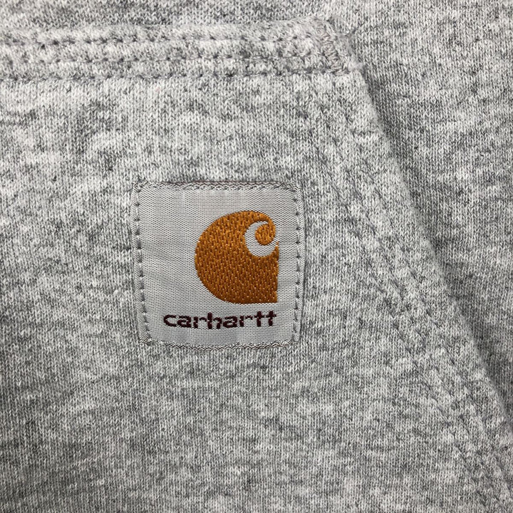 Carhartt Loose Fit ArchKey SOLUTIONS Advertising Full-Zip Sweatshirt Hoodie (Men's Size S) cotton gray type Vintage Second Hand
