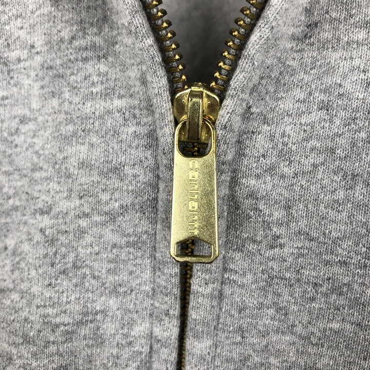 Carhartt Loose Fit ArchKey SOLUTIONS Advertising Full-Zip Sweatshirt Hoodie (Men's Size S) cotton gray type Vintage Second Hand
