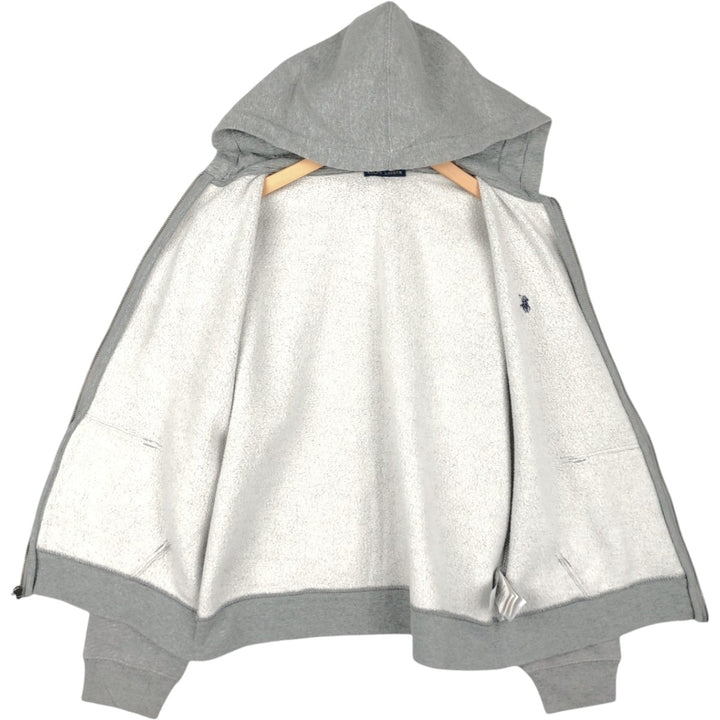 Ralph Lauren POLO RALPH LAUREN Sweat Full Zip Hoodie Men's M cotton gray type Vintage Second Hand