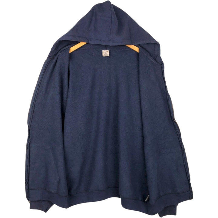 Carhartt Sweat Full Zip Hoodie Men's XL cotton navy blue type Vintage Second Hand