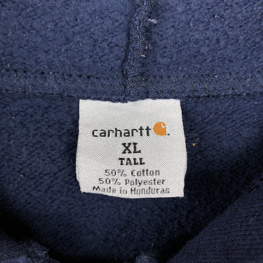 Carhartt Sweat Full Zip Hoodie Men's XL cotton navy blue type Vintage Second Hand