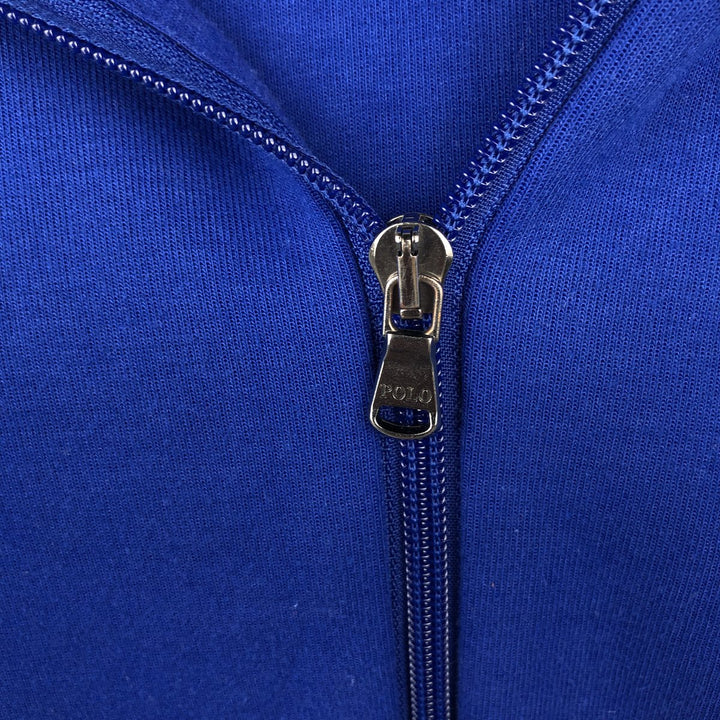 Ralph Lauren POLO RALPH LAUREN Sweat Full Zip Hoodie Men's M polyester blue type Vintage Second Hand