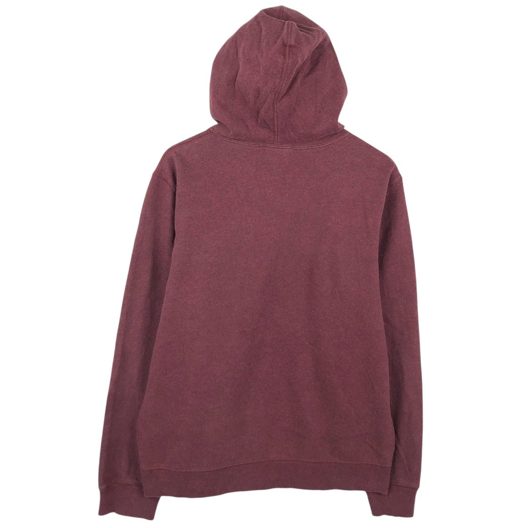 Nike Sweat Full Zip Hoodie Men's XL cotton burgundy type Vintage Second Hand
