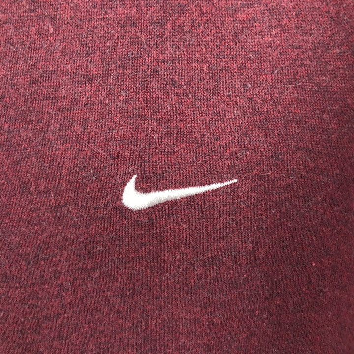 Nike Sweat Full Zip Hoodie Men's XL cotton burgundy type Vintage Second Hand
