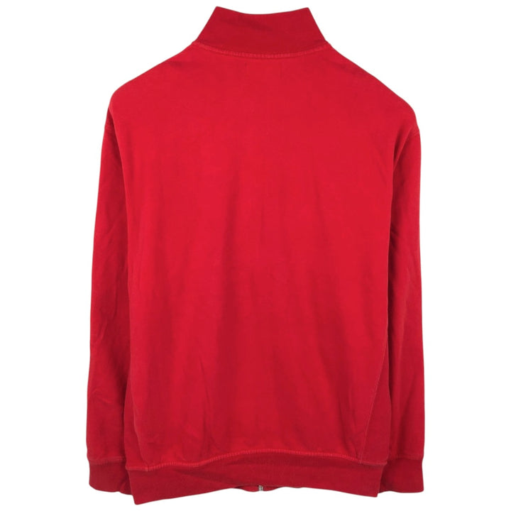Ralph Lauren POLO by Ralph Lauren full zip sweatshirt, men's size L cotton red type Vintage Second Hand