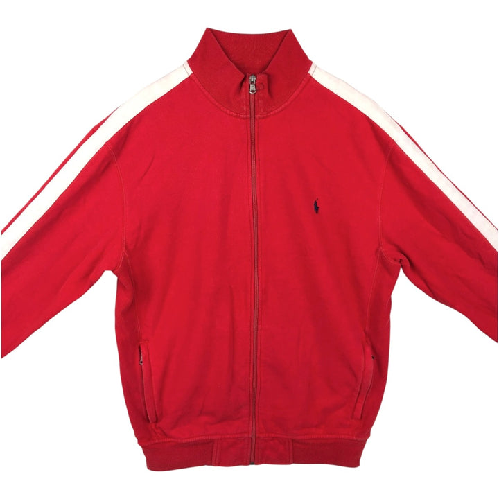Ralph Lauren POLO by Ralph Lauren full zip sweatshirt, men's size L cotton red type Vintage Second Hand