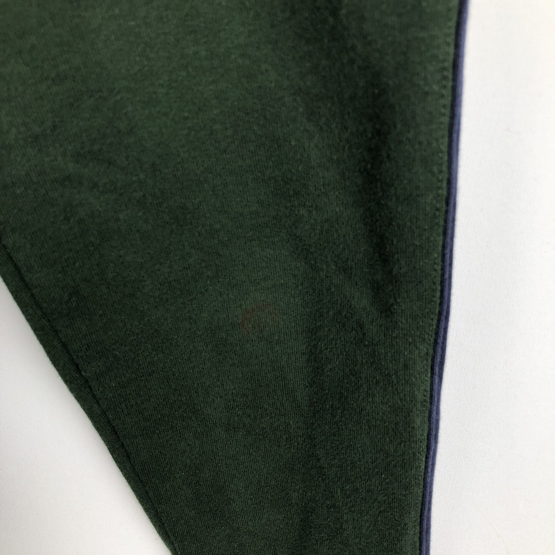 Ralph Lauren POLO by Ralph Lauren full zip sweatshirt, men's size M cotton dark green Vintage Second Hand