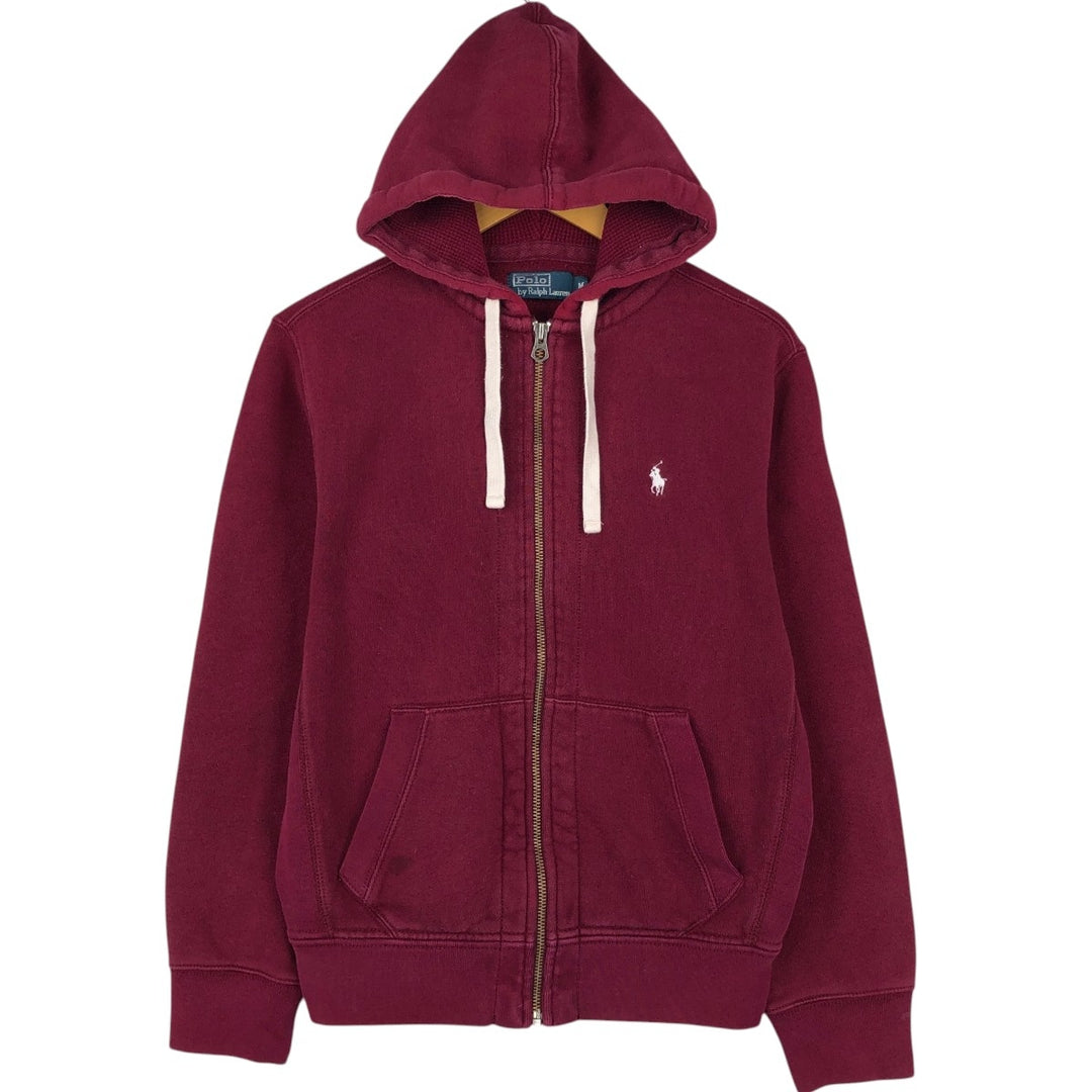 Ralph Lauren POLO by Ralph Lauren Sweat Full Zip Hoodie Men's M cotton burgundy type Vintage Second Hand