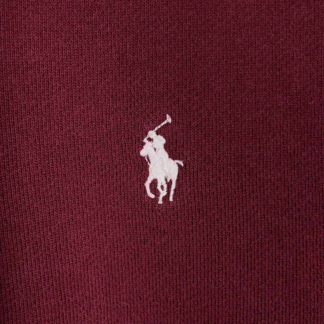 Ralph Lauren POLO by Ralph Lauren Sweat Full Zip Hoodie Men's M cotton burgundy type Vintage Second Hand
