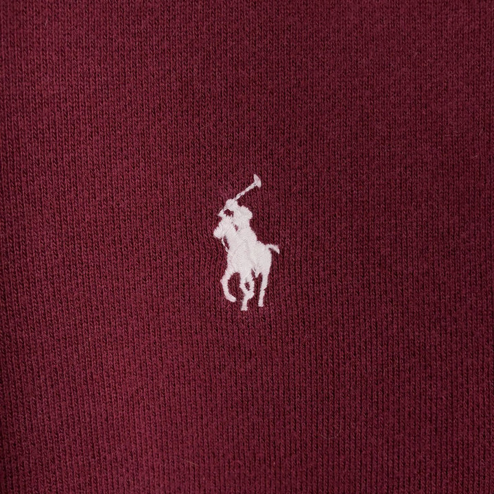 Ralph Lauren POLO by Ralph Lauren Sweat Full Zip Hoodie Men's M cotton burgundy type Vintage Second Hand