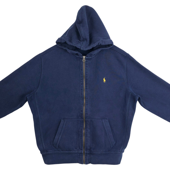 Ralph Lauren POLO by Ralph Lauren Sweat Full Zip Hoodie Men's XL cotton Navy blue Vintage Second Hand