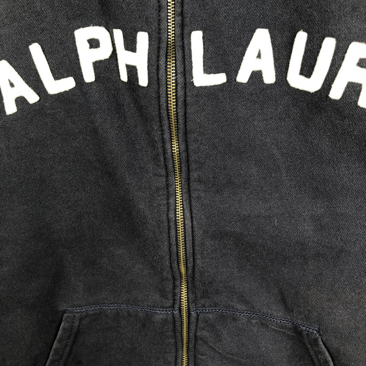 2000'S Ralph Lauren Polo Jeans Company full-zip sweatshirt hoodie, men's size XL cotton navy blue type Vintage Second Hand