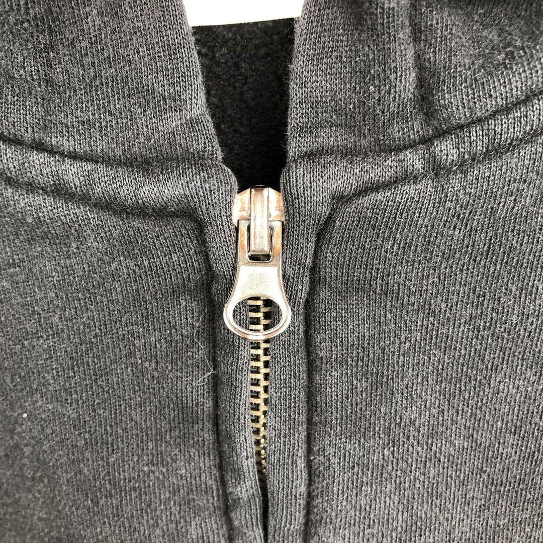 Harley-Davidson Fire Pattern Full-Zip Hoodie, Men's Size L cotton black type Vintage Second Hand