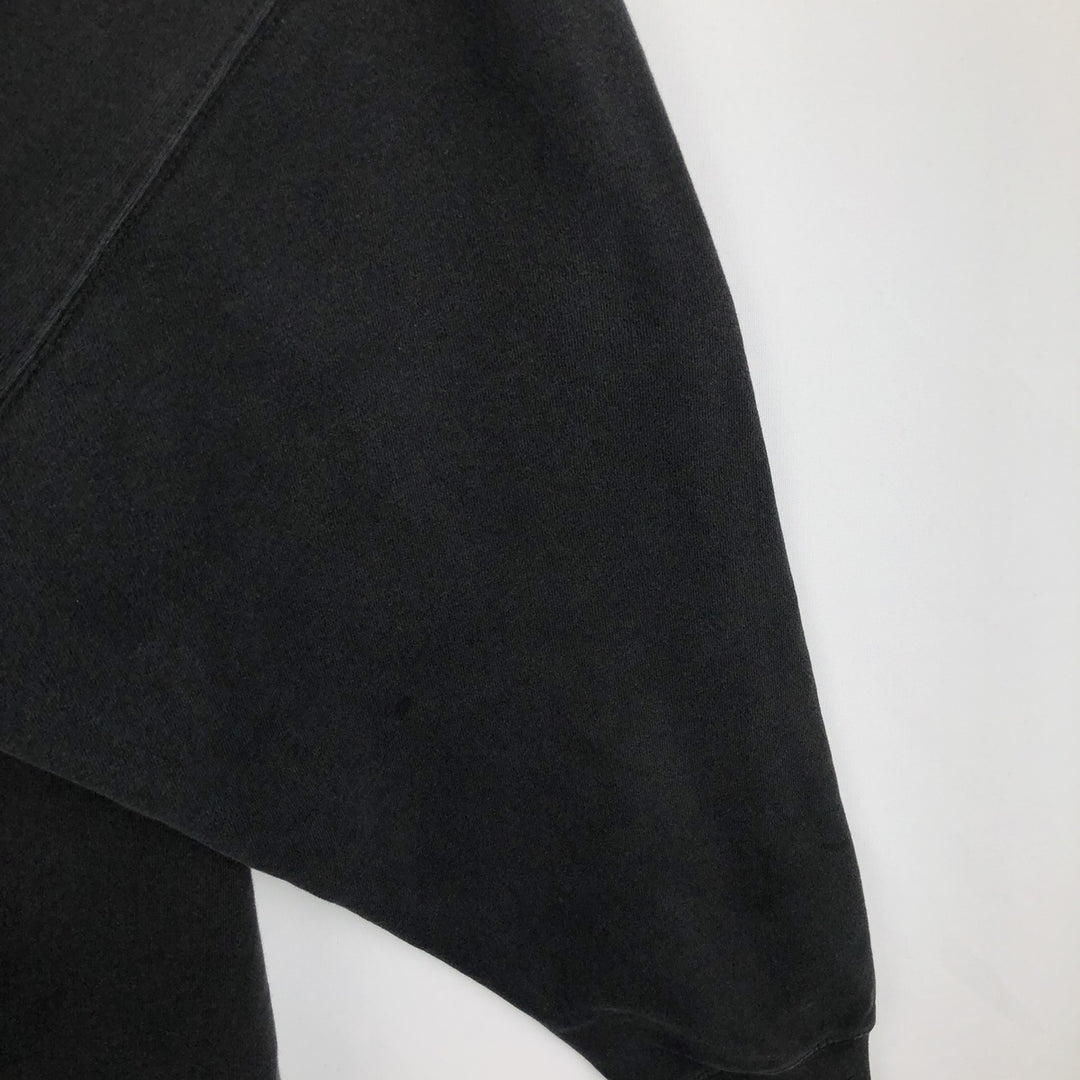Harley-Davidson Fire Pattern Full-Zip Hoodie, Men's Size L cotton black type Vintage Second Hand