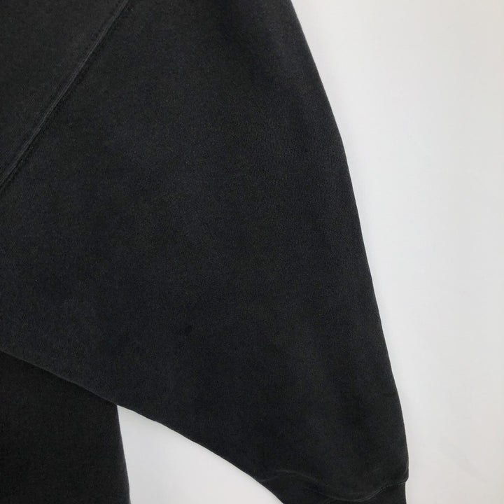 Harley-Davidson Fire Pattern Full-Zip Hoodie, Men's Size L cotton black type Vintage Second Hand