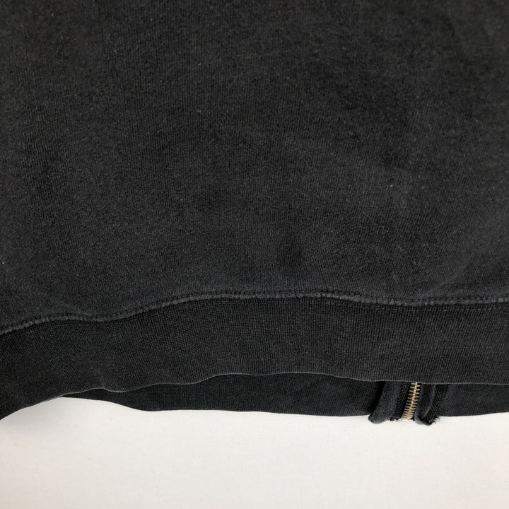Harley-Davidson Fire Pattern Full-Zip Hoodie, Men's Size L cotton black type Vintage Second Hand