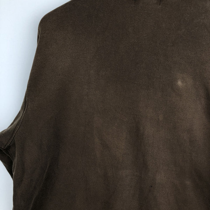 2000'S Ralph Lauren Polo Jeans Company full-zip sweatshirt hoodie, men's size L cotton brown type Vintage Second Hand