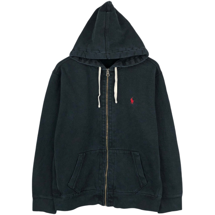 Ralph Lauren POLO by Ralph Lauren Sweat Full Zip Hoodie Men's XL unclear black type Vintage Second Hand