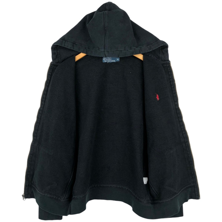 Ralph Lauren POLO by Ralph Lauren Sweat Full Zip Hoodie Men's XL unclear black type Vintage Second Hand