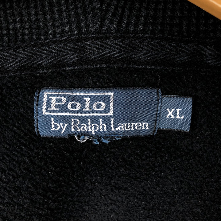 Ralph Lauren POLO by Ralph Lauren Sweat Full Zip Hoodie Men's XL unclear black type Vintage Second Hand