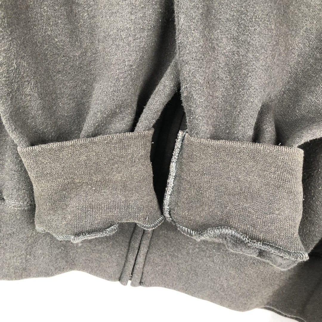 Harley-Davidson Skull Pattern Full-Zip Hoodie, Men's Size L cotton Charcoal Vintage Second Hand