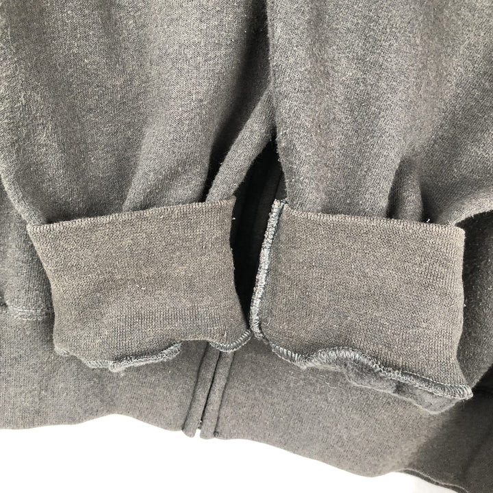 Harley-Davidson Skull Pattern Full-Zip Hoodie, Men's Size L cotton Charcoal Vintage Second Hand