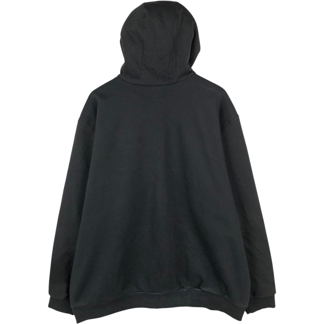 Carhartt RAIN DEFENDER Desktop Metal Advertising Sweat Full-Zip Hoodie, Men's Size XL (approx.) cotton black type Vintage Second Hand