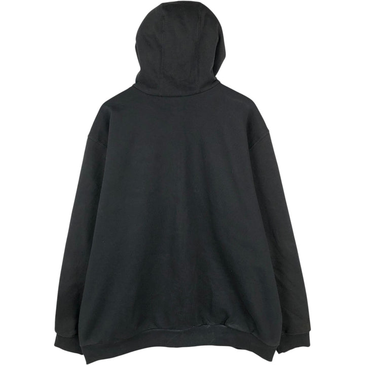Carhartt RAIN DEFENDER Desktop Metal Advertising Sweat Full-Zip Hoodie, Men's Size XL (approx.) cotton black type Vintage Second Hand