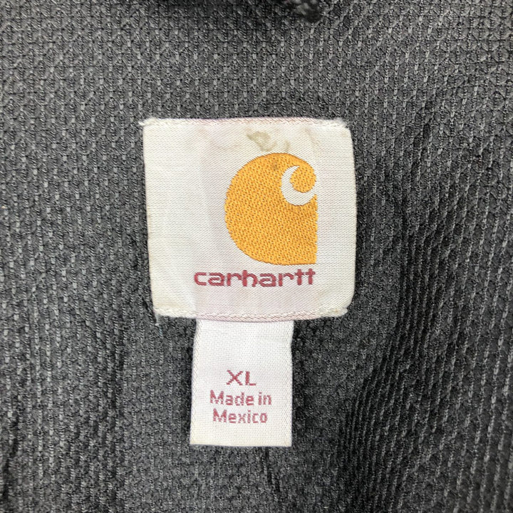 Carhartt RAIN DEFENDER Desktop Metal Advertising Sweat Full-Zip Hoodie, Men's Size XL (approx.) cotton black type Vintage Second Hand