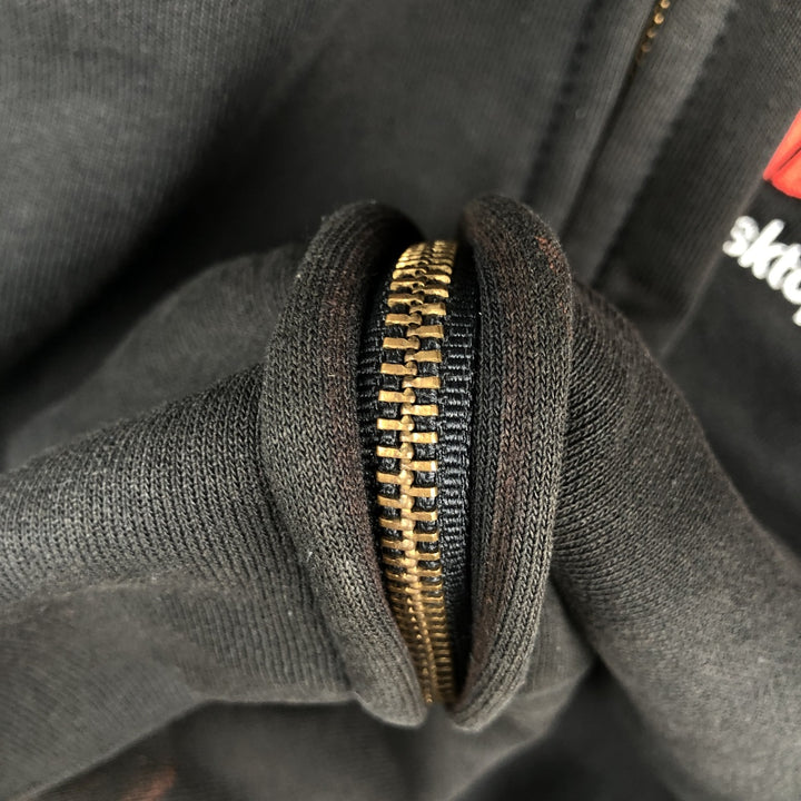 Carhartt RAIN DEFENDER Desktop Metal Advertising Sweat Full-Zip Hoodie, Men's Size XL (approx.) cotton black type Vintage Second Hand