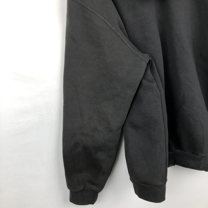 Carhartt RAIN DEFENDER Desktop Metal Advertising Sweat Full-Zip Hoodie, Men's Size XL (approx.) cotton black type Vintage Second Hand