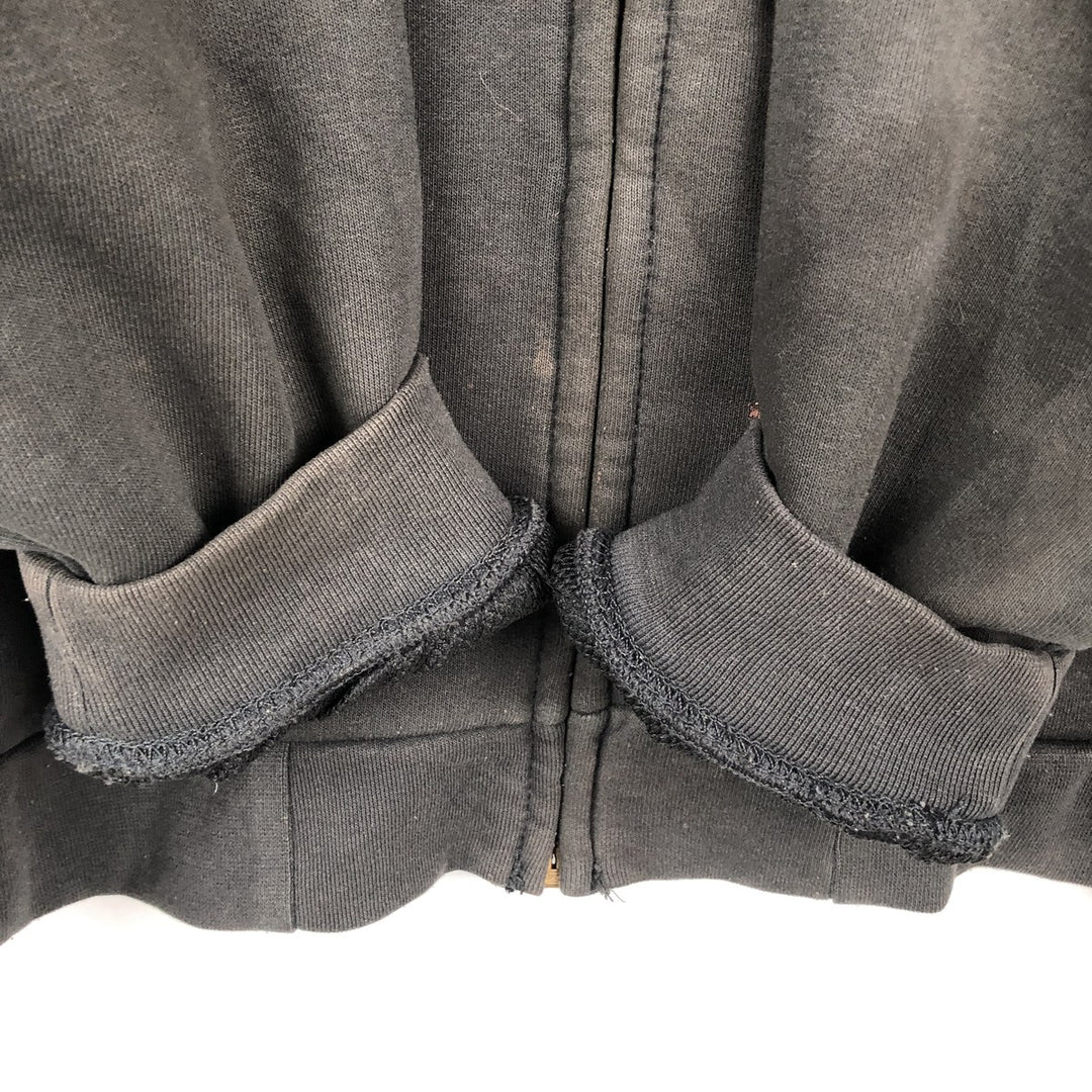Carhartt RAIN DEFENDER Desktop Metal Advertising Sweat Full-Zip Hoodie, Men's Size XL (approx.) cotton black type Vintage Second Hand