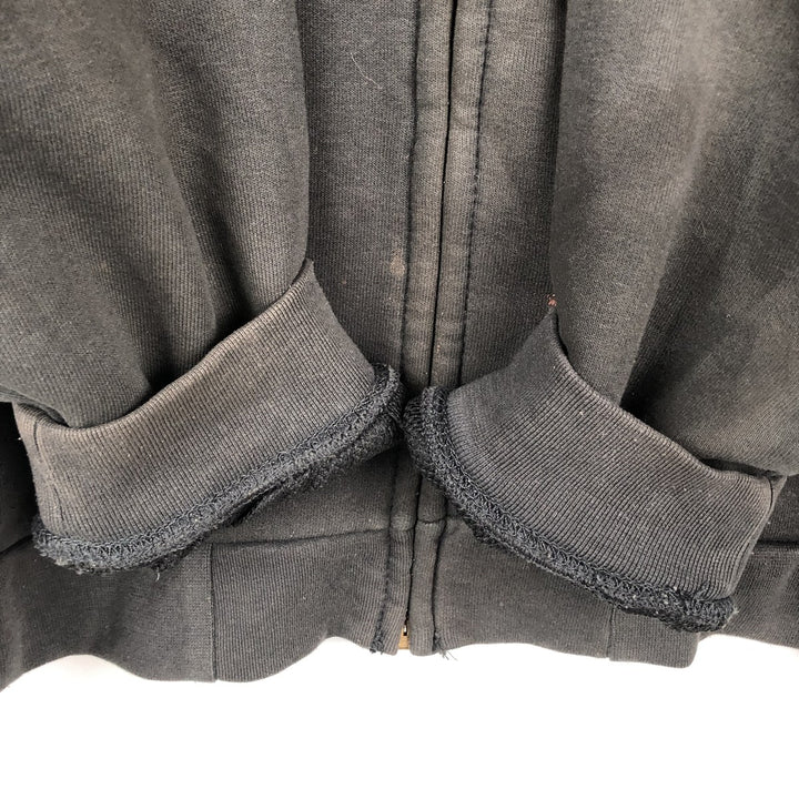 Carhartt RAIN DEFENDER Desktop Metal Advertising Sweat Full-Zip Hoodie, Men's Size XL (approx.) cotton black type Vintage Second Hand