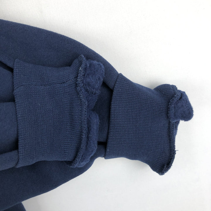 Vintage 90'S Russell Athletic full-zip sweatshirt, USA made, men's size XL cotton navy blue type Vintage Second Hand