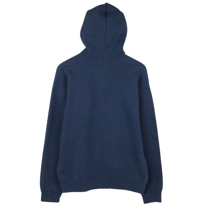 Vintage 90'S Russell Athletic full-zip sweatshirt, size L, men's cotton navy blue type Vintage Second Hand