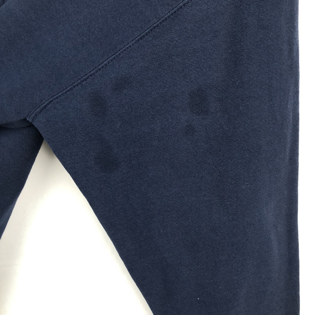 Vintage 90'S Russell Athletic full-zip sweatshirt, size L, men's cotton navy blue type Vintage Second Hand