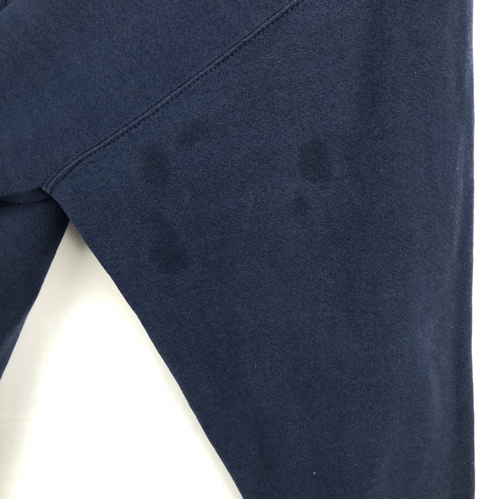 Vintage 90'S Russell Athletic full-zip sweatshirt, size L, men's cotton navy blue type Vintage Second Hand