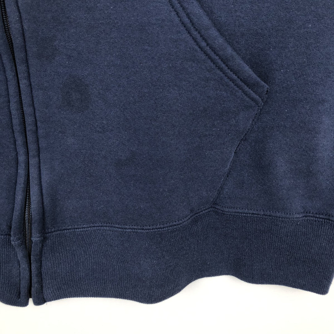 Vintage 90'S Russell Athletic full-zip sweatshirt, size L, men's cotton navy blue type Vintage Second Hand