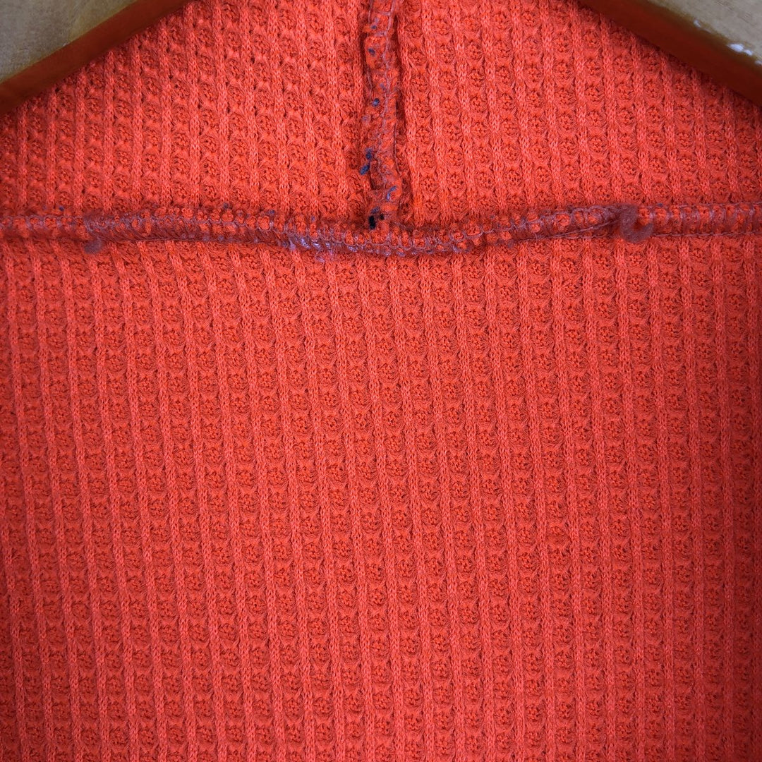 Double-faced sweatshirt full-zip hoodie, men's size M equivalent, vintage. unclear orange type Vintage Second Hand